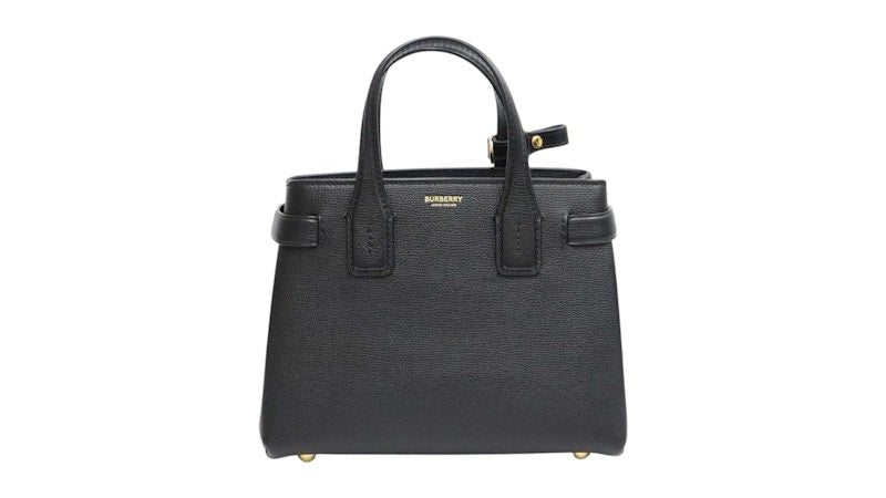Burberry Banner Two Way Tote Bag Black