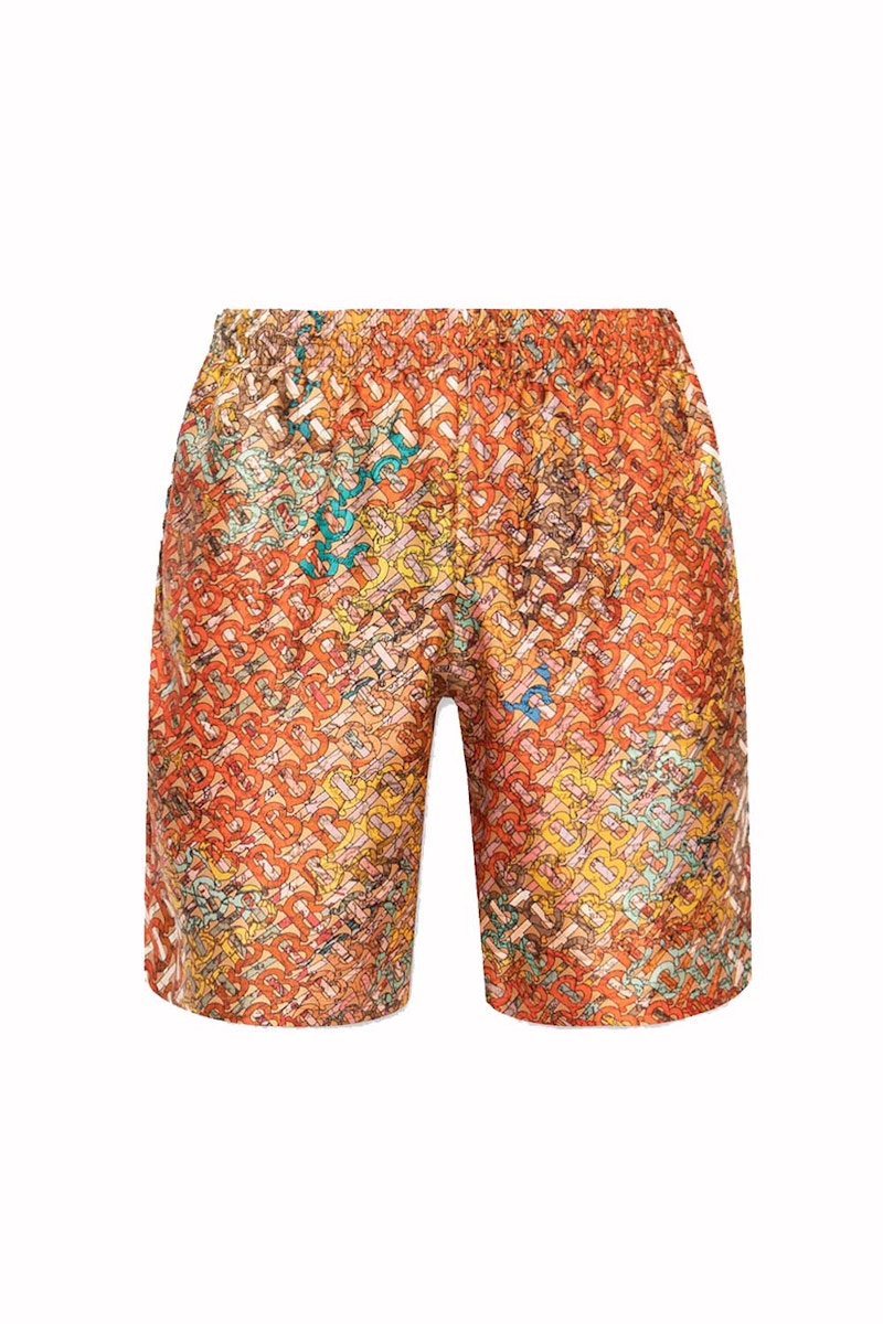 Burberry Bradeston Patterned Silk Shorts Multicolour