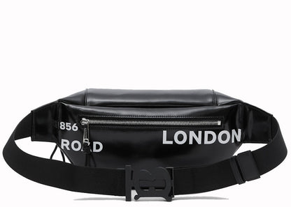 Burberry Bum Bag Horseferry Print Medium Black