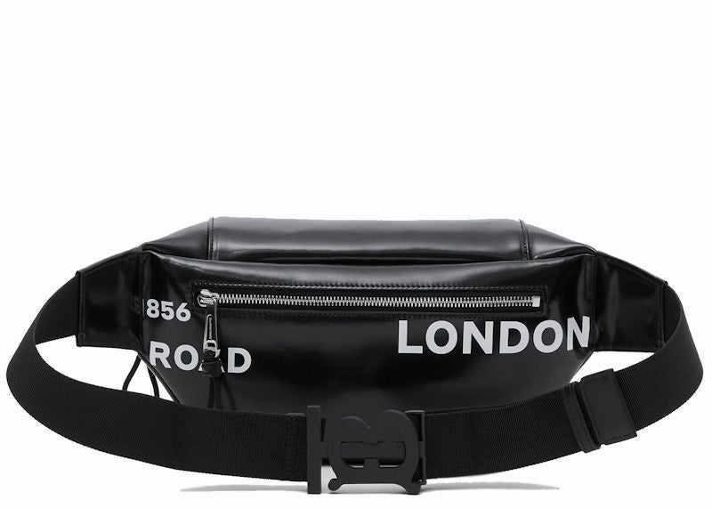 Burberry Bum Bag Horseferry Print Medium Black