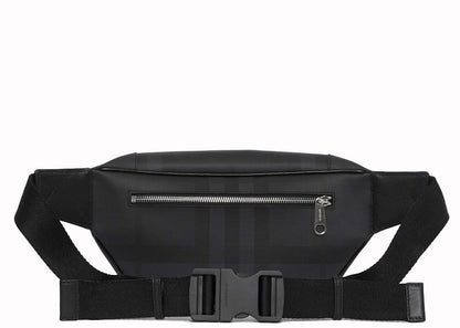 Burberry Bum Bag London Check Medium Dark Charcoal