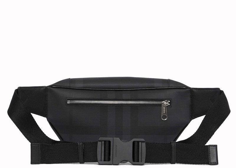 Burberry Bum Bag London Check Medium Dark Charcoal