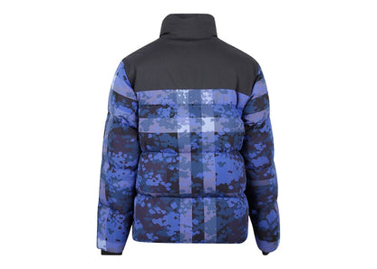 Burberry Camouflage Check Thermoregulated Puffer Down Jacket Blue/Black