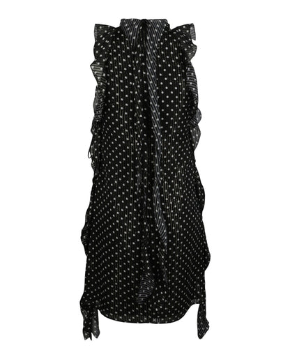 Burberry Cate Polka Dot Dress Black