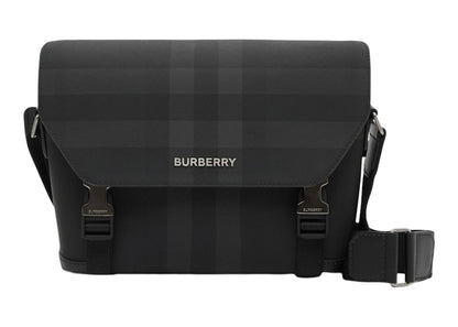 Burberry Charcoal Check Small Wright Messenger Bag Black/Charcoal