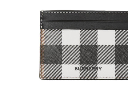 Burberry Check (7 slot) Card Case Dark Birch Brown