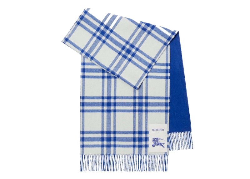 Burberry Check Cashmere Reversible Scaf Knight