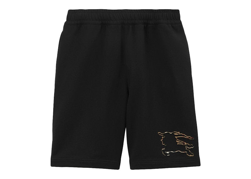 Burberry Check EKD Cotton Shorts Black