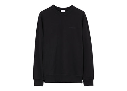 Burberry Check EKD Cotton Sweatshirt Black