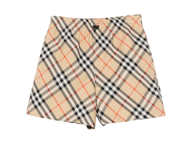 Burberry Check Shorts Sand Ip Check