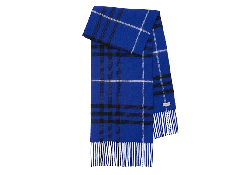 Burberry Check Wool Cashmere Scarf Knight