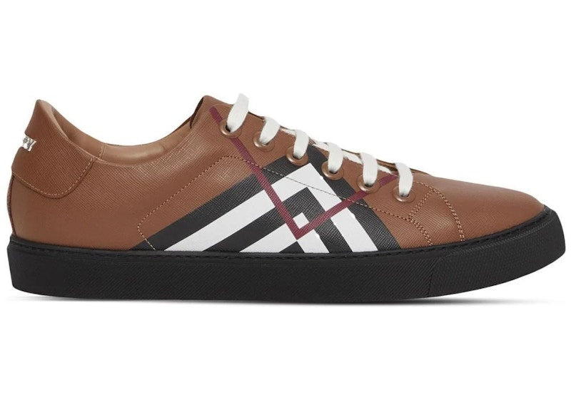 Burberry Chevron Check Low-Top Sneaker Brown (Women's)