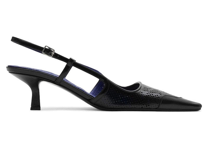 Burberry Chisel 50mm Slingback Pumps Black (Women's)
