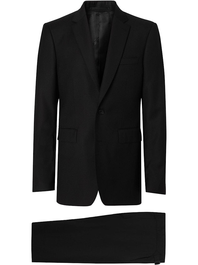 Burberry Classic Fit Wool Suit Black