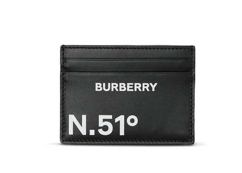 Burberry Coordinates Print Card Holder Black