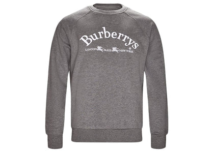 Burberry Cotton Blend Sweatshirt Grey
