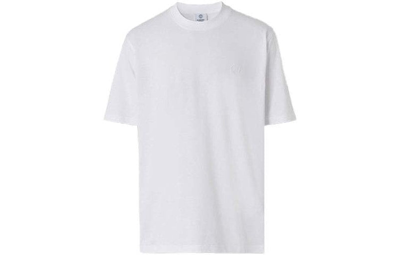 Burberry Cotton Crewneck T-Shirt White