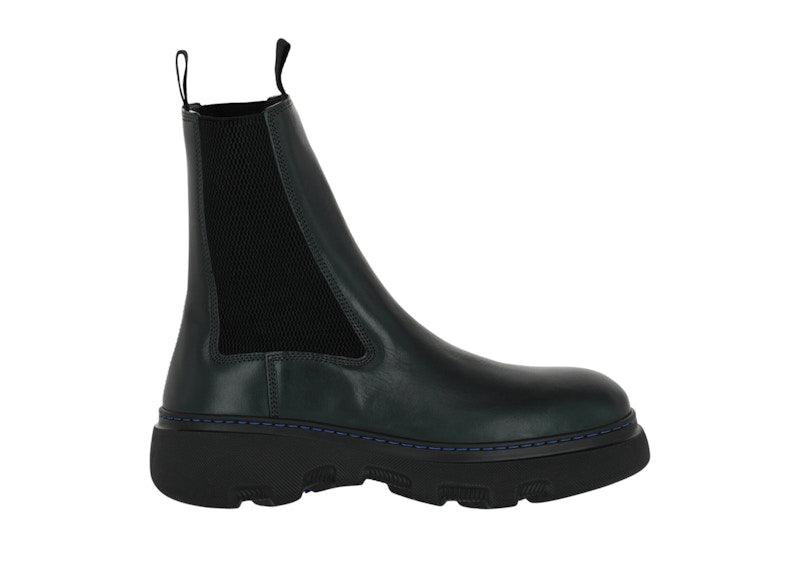 Burberry Creeper Chelsea Boots Green