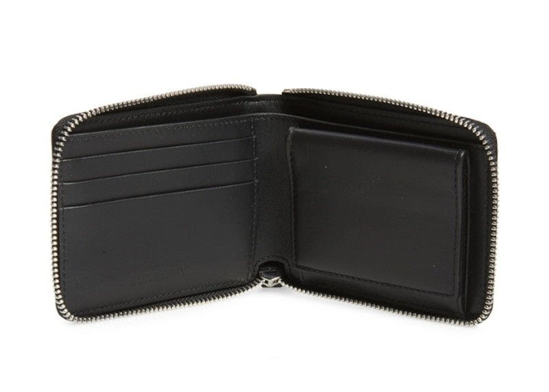 Burberry Daniel's Camo Zip-Around Wallet Black/Multi