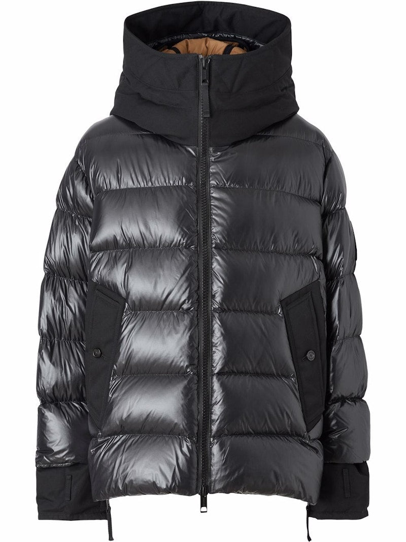 Burberry Detachable Warmer Puffer Jacket Black