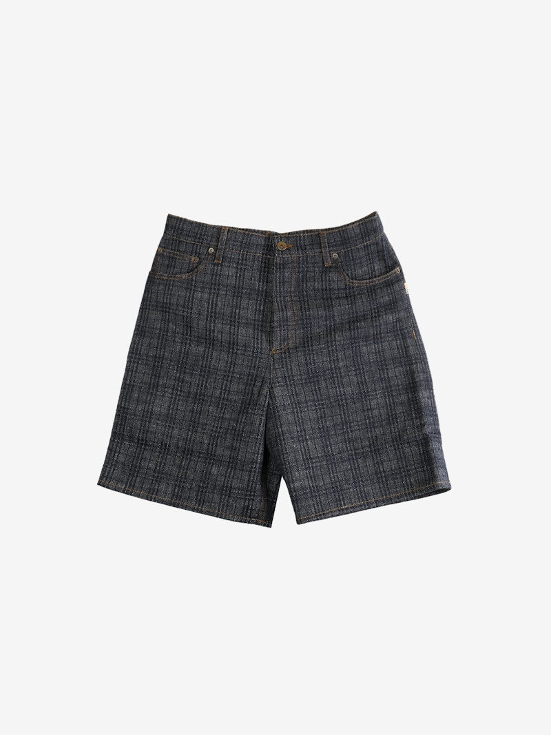Burberry Dexter Sht Check Bottoms Indigo