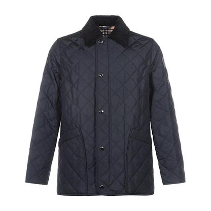 Burberry Diamond Quilted Thermoregulated Barn Jacket Navy