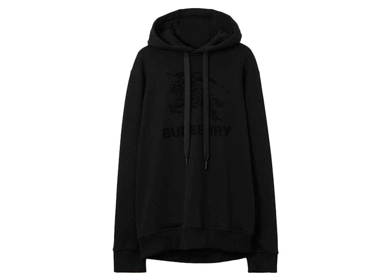 Burberry EKD Cotton Hoodie Black