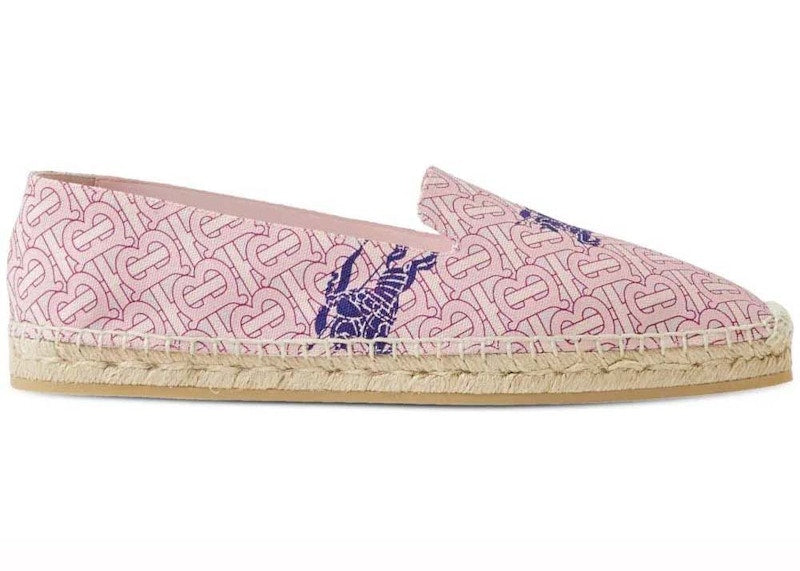 Burberry EKD Monogram-Print Espadrilles Pink (Women's)