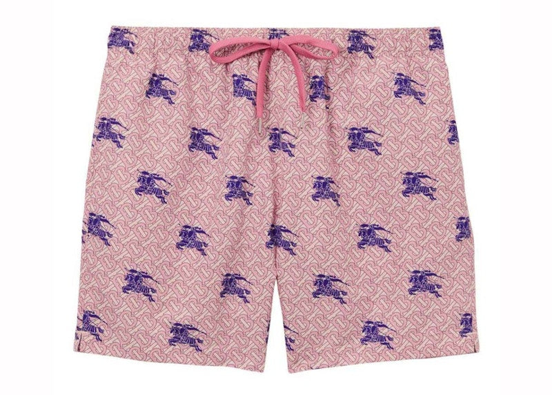Burberry EKD TB-monogram Swim Shorts Pink