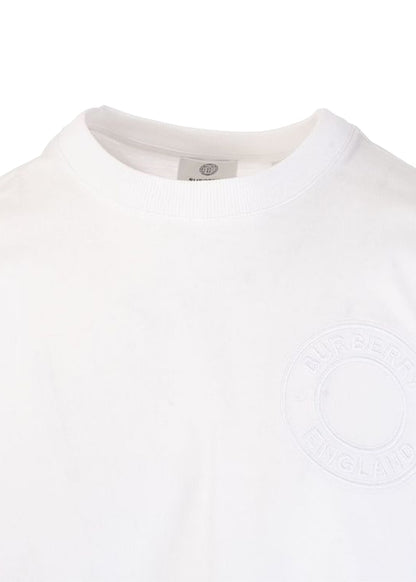 Burberry Embroidered Logo T-Shirt White