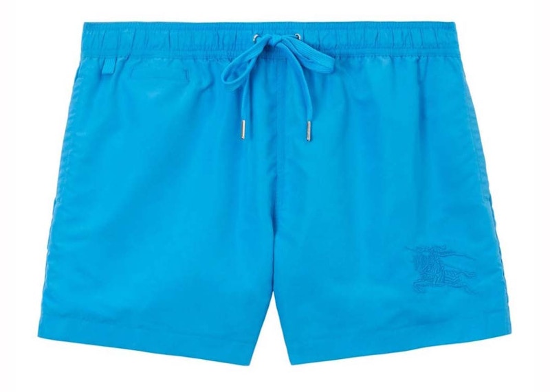 Burberry Equestrian Knight Swim Shorts Cerulean Blue