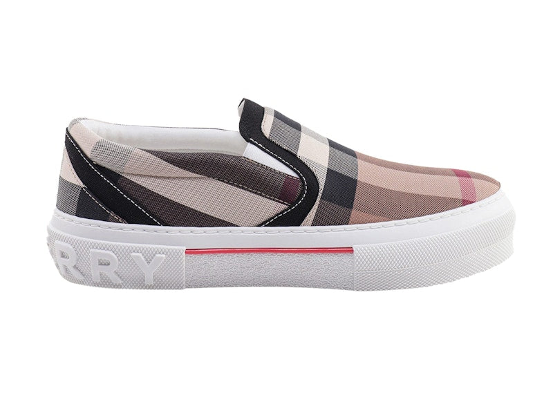 Burberry Exaggerared Check Slip On Birch Brown