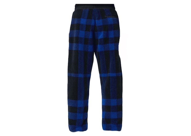 Burberry Exploded Check Jogging Pants Deep Royal Blue