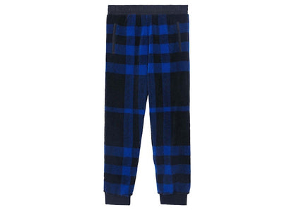 Burberry Exploded Check Jogging Pants Deep Royal Blue