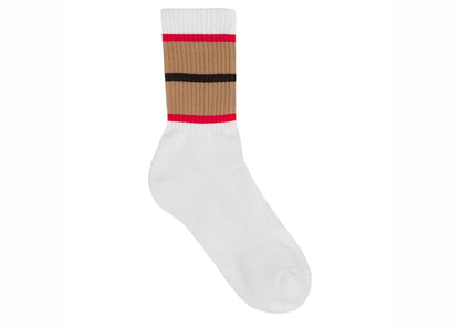 Burberry Exploded Icon Stripe Socks White