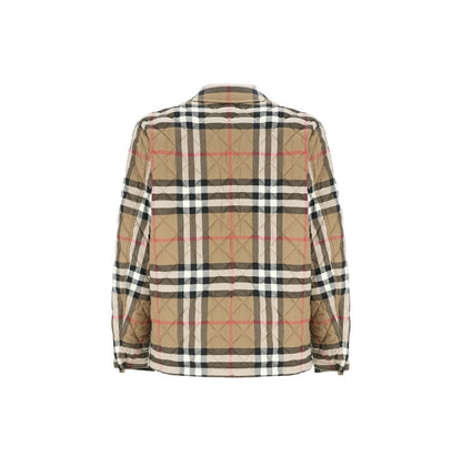 Burberry Forres Diamond Quilted Jacket Taupe Brown
