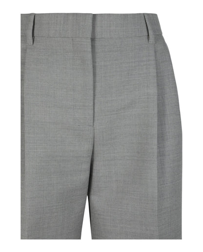 Burberry Gaelle Wide-Leg Trousers Grey