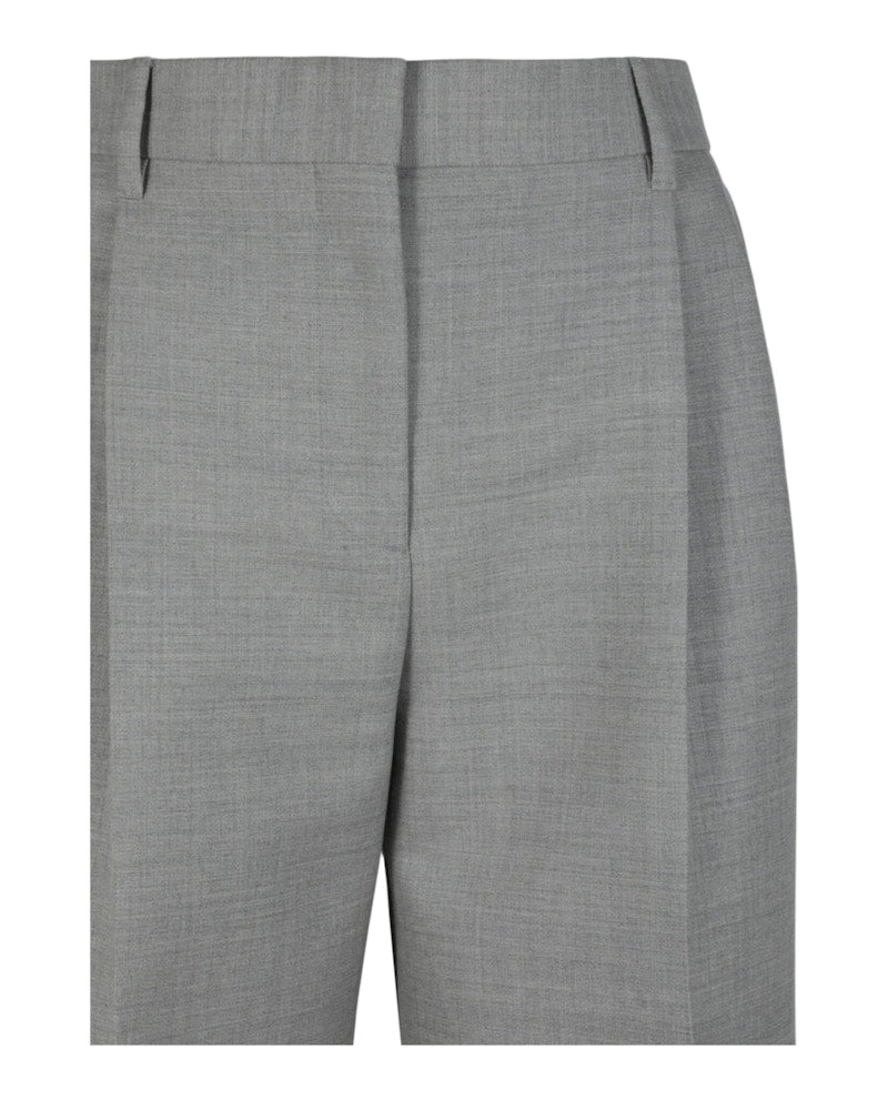 Burberry Gaelle Wide-Leg Trousers Grey