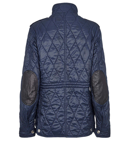 Burberry Garrington Elevated Quilted Jacket Navy