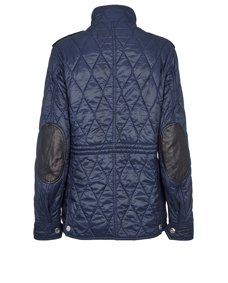 Burberry Garrington Elevated Quilted Jacket Navy
