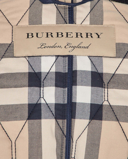 Burberry Garrington Elevated Quilted Jacket Navy