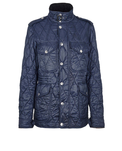 Burberry Garrington Elevated Quilted Jacket Navy