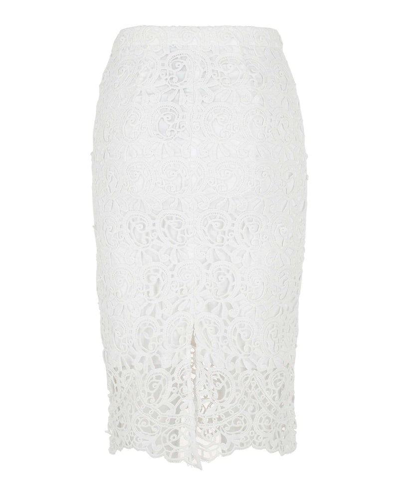 Burberry Gloria Skirt White