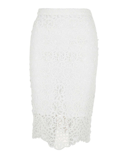 Burberry Gloria Skirt White