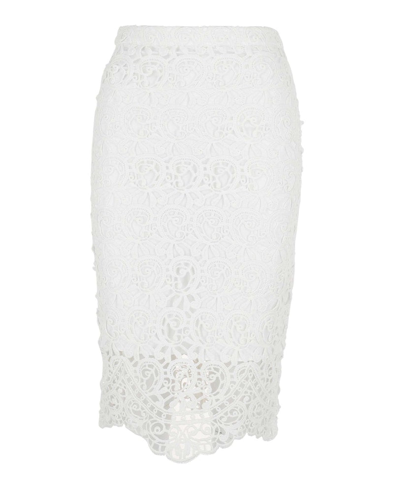 Burberry Gloria Skirt White