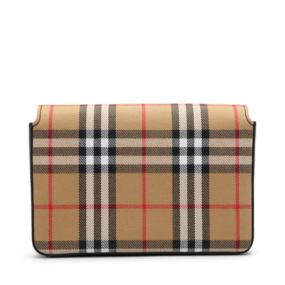 Burberry Hampshire Crossbody Tartan Mix Beige/Yellow