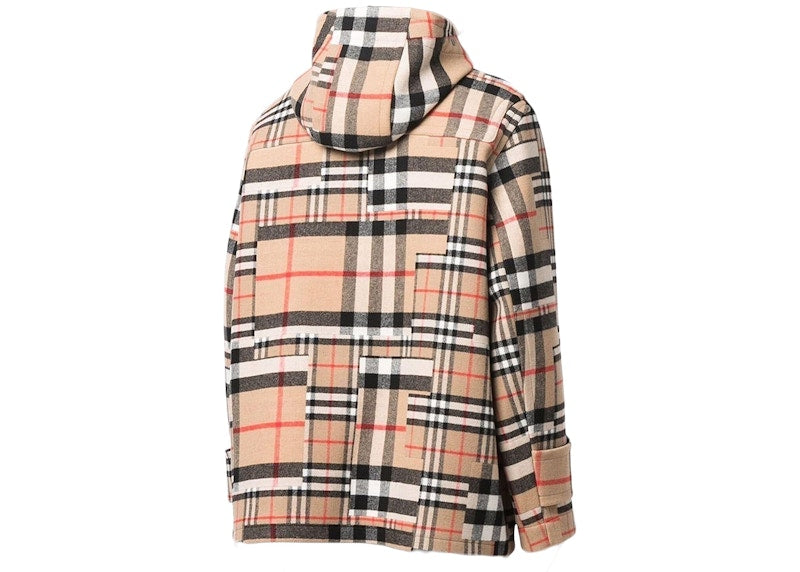 Burberry Herren Mantel Duffel Coat Beige