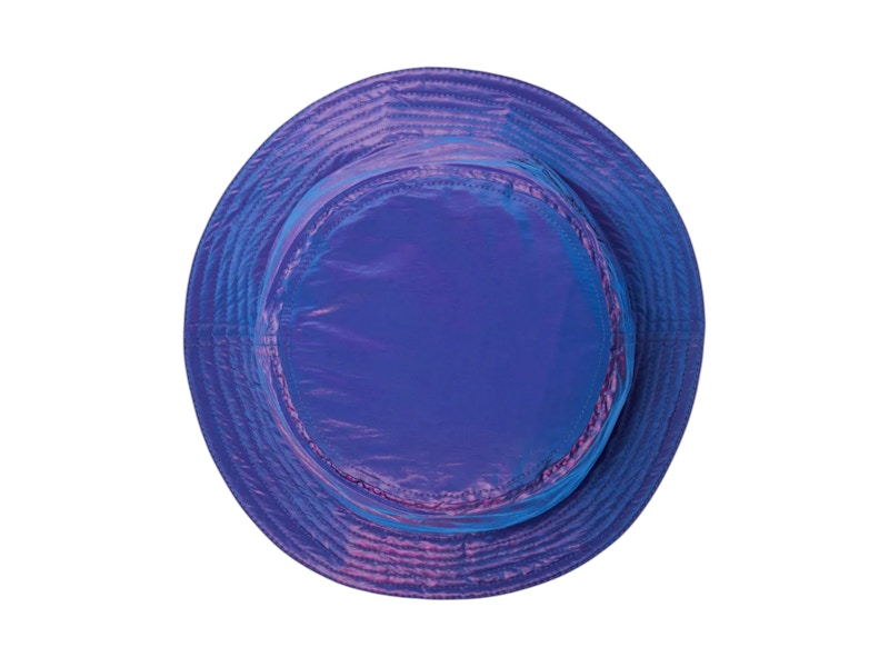 Burberry Holographic Taffeta Bucket Hat Electric Purple