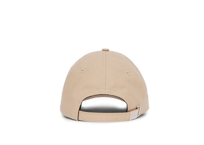 Burberry Horseferry Motif Cotton Baseball Cap Soft Fawn/Light Blue
