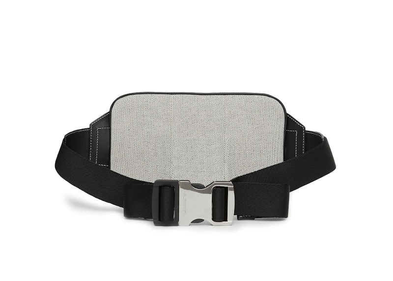 Burberry Horseferry Print Cotton Canvas Bum Bag Grey/Black